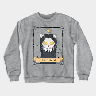 Wednesday Cat Crewneck Sweatshirt